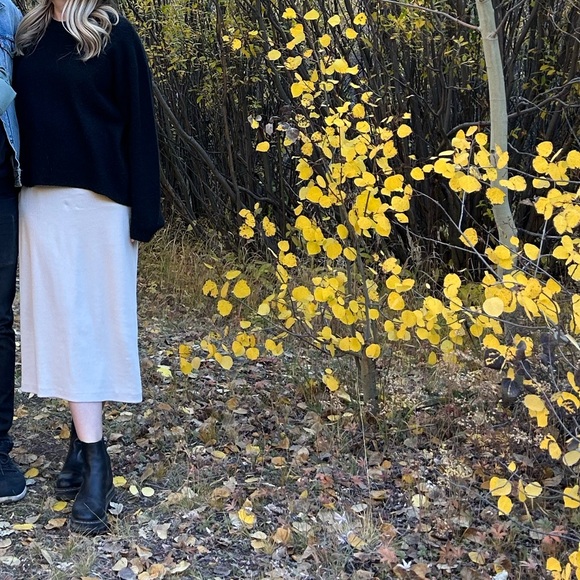 Zara Cream Midi Dress - Picture 4 of 5